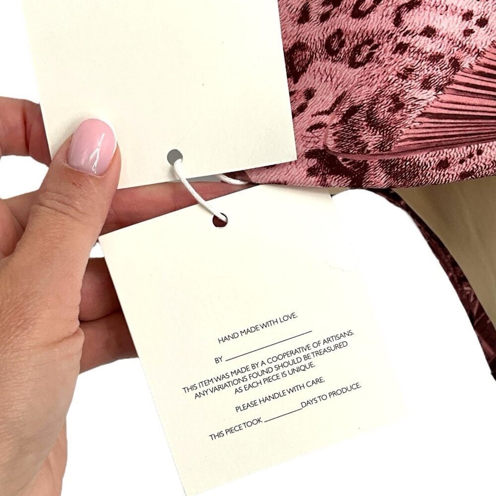 NWT Carolina K Liset One Piece Swimsuit Sepia Jungle Deep V Neck Back Size XS - Picture 8 of 10